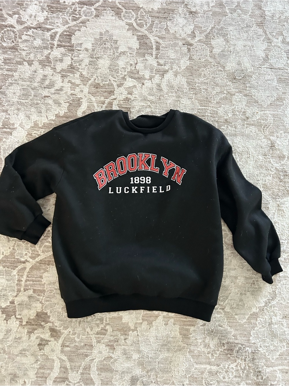 Brooklyn 1898 Black Crewneck Sweatshirt